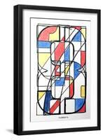 NUMBERS-JAMES MARTIN-Framed Art Print