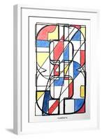 NUMBERS-JAMES MARTIN-Framed Art Print