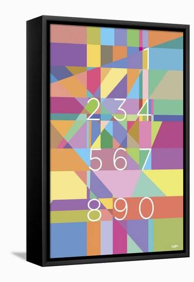 Numbers-Yoni Alter-Framed Stretched Canvas