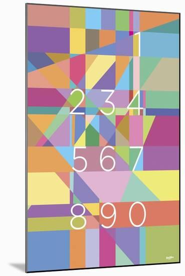 Numbers-Yoni Alter-Mounted Giclee Print