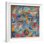 Numbers-Abstract Graffiti-Framed Giclee Print