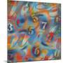 Numbers-Abstract Graffiti-Mounted Giclee Print