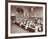 Numeracy Lesson Using Sticks, Hugh Myddelton School, Finsbury, London, 1906-null-Framed Photographic Print