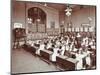 Numeracy Lesson Using Sticks, Hugh Myddelton School, Finsbury, London, 1906-null-Mounted Photographic Print