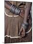 Numerous Decorated Iron Bracelets Worn by a Datoga Woman, Tanzania-Nigel Pavitt-Mounted Photographic Print