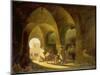 Numerous Figures in a North African Bazaar, 1839-Charles Theodore Frere-Mounted Giclee Print