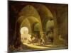 Numerous Figures in a North African Bazaar, 1839-Charles Theodore Frere-Mounted Giclee Print