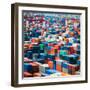 Numerous Shipping Containers in Port-chuyuss-Framed Photographic Print