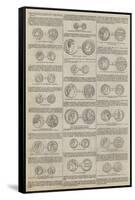 Numismatic Illustrations of the Narrative Portions of the New Testament, by John Yonge Akerman-null-Framed Stretched Canvas