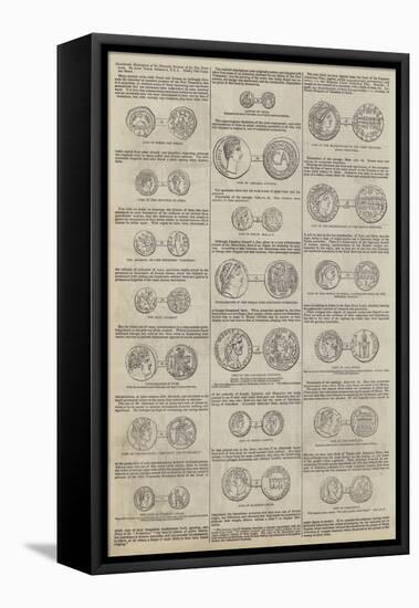 Numismatic Illustrations of the Narrative Portions of the New Testament, by John Yonge Akerman-null-Framed Stretched Canvas