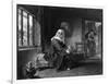 Nun at the Window-Alfred Elmore-Framed Art Print