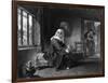 Nun at the Window-Alfred Elmore-Framed Art Print