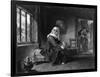 Nun at the Window-Alfred Elmore-Framed Art Print