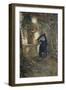 Nun at Well-Ezechiele Acerbi-Framed Giclee Print