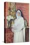 Nun in an Interior-Joaquin Sorolla y Bastida-Stretched Canvas