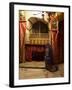 Nun Inside the Church of the Nativity (Birth Place of Jesus Christ), Bethlehem, Israel, Middle East-Christian Kober-Framed Photographic Print