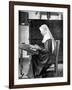 Nun Making Lace, Bruges, Belgium, 1936-Donald Mcleish-Framed Giclee Print