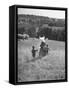 Nun Taking Two Young Children from the Mission on a Walk-null-Framed Stretched Canvas