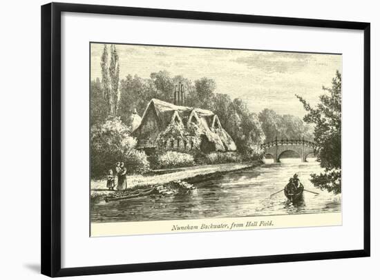 Nuneham Backwater, from Hall Field-null-Framed Giclee Print