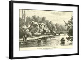 Nuneham Backwater, from Hall Field-null-Framed Giclee Print