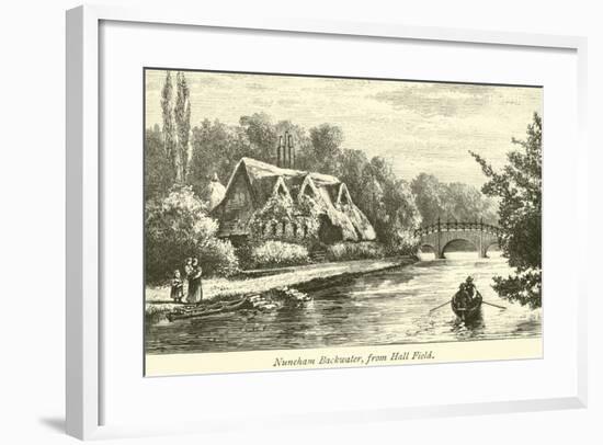Nuneham Backwater, from Hall Field-null-Framed Giclee Print