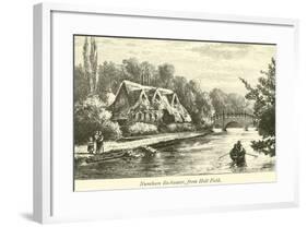 Nuneham Backwater, from Hall Field-null-Framed Giclee Print