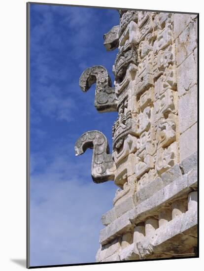 Nunnery Quadrangle at Mayan Site of Uxmal, Yucatan, Mexico, Central America-Robert Harding-Mounted Photographic Print