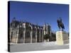 Nuno Alvares Pereira Statue, Battle of Ajubarrota Victor in 1385, at Batalha Abbey, UNESCO World He-Stuart Forster-Stretched Canvas