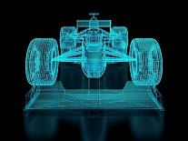 Formula One Mesh. Part of a Series.-Nuno Andre-Stretched Canvas