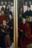 St Vincent Surrounded by Highest Echelons of State, Detail from St Vincent Panels, Circa 1460-Nuno Goncalves-Framed Giclee Print