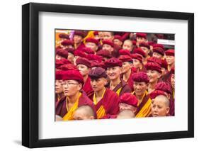 Nuns, Hemis Monastery, Indus Valley, Ladakh, India-Peter Adams-Framed Photographic Print