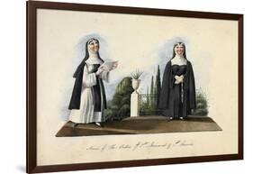 Nuns of the Order of St Bernard and St Francis-null-Framed Giclee Print