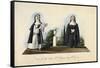 Nuns of the Order of St Bernard and St Francis-null-Framed Stretched Canvas