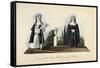 Nuns of the Order of St Bernard and St Francis-null-Framed Stretched Canvas