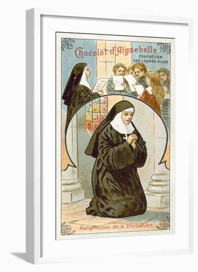 Nuns of the Order of the Visitation of Holy Mary-null-Framed Giclee Print