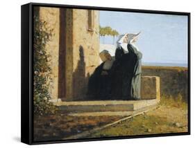 Nuns-Vincenzo Cabianca-Framed Stretched Canvas