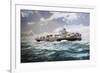 Nuova Lloydiana Cargo Ship, Italy, 20th Century-null-Framed Giclee Print