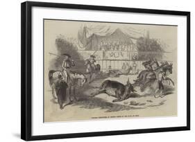 Nuptial Festivities at Madrid, Scene in the Plaza De Toros-null-Framed Giclee Print