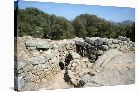 Nuraghe Albucciu, Dating from 1600 Bc, Near Arzachena, Sardinia, Italy-Ethel Davies-Stretched Canvas