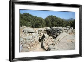 Nuraghe Albucciu, Dating from 1600 Bc, Near Arzachena, Sardinia, Italy-Ethel Davies-Framed Photographic Print