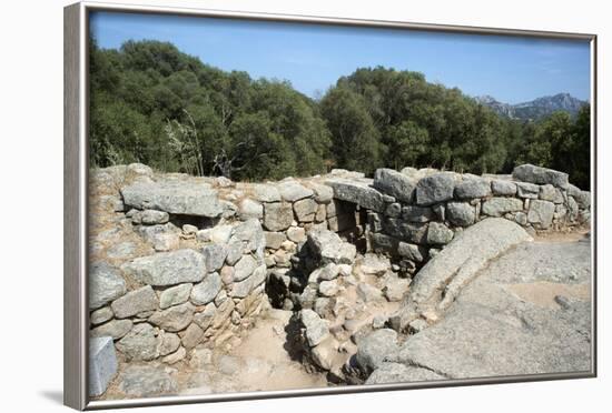 Nuraghe Albucciu, Dating from 1600 Bc, Near Arzachena, Sardinia, Italy-Ethel Davies-Framed Photographic Print