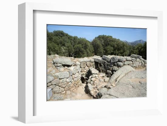 Nuraghe Albucciu, Dating from 1600 Bc, Near Arzachena, Sardinia, Italy-Ethel Davies-Framed Photographic Print