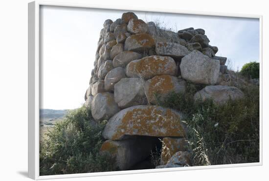 Nuraghe Izzana, One of the Largest Nuraghic Ruins in the Province of Gallura, Dating from 1600 Bc-Ethel Davies-Framed Photographic Print