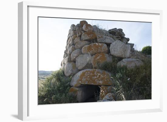 Nuraghe Izzana, One of the Largest Nuraghic Ruins in the Province of Gallura, Dating from 1600 Bc-Ethel Davies-Framed Photographic Print