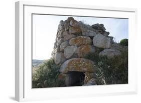 Nuraghe Izzana, One of the Largest Nuraghic Ruins in the Province of Gallura, Dating from 1600 Bc-Ethel Davies-Framed Photographic Print