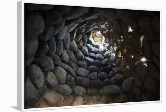 Nuraghe Izzana, One of the Largest Nuraghic Ruins in the Province of Gallura, Dating from 1600 Bc-Ethel Davies-Framed Photographic Print