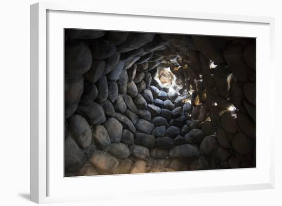 Nuraghe Izzana, One of the Largest Nuraghic Ruins in the Province of Gallura, Dating from 1600 Bc-Ethel Davies-Framed Photographic Print