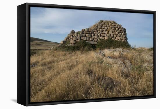 Nuraghe Izzana, One of the Largest Nuraghic Ruins in the Province of Gallura, Dating from 1600 Bc-Ethel Davies-Framed Stretched Canvas