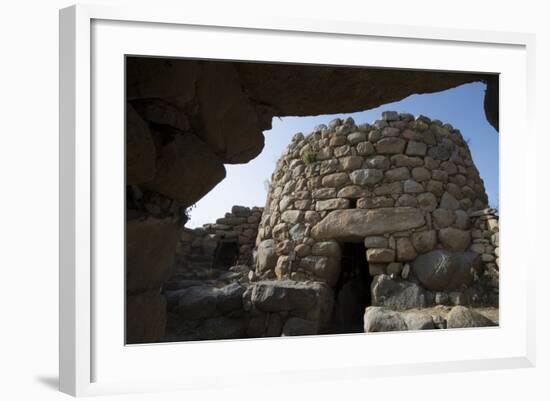 Nuraghe La Prisgiona Archaeological Site, Dating from 1300 Bc, Near Arzachena, Sardinia, Italy-Ethel Davies-Framed Photographic Print