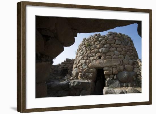 Nuraghe La Prisgiona Archaeological Site, Dating from 1300 Bc, Near Arzachena, Sardinia, Italy-Ethel Davies-Framed Photographic Print